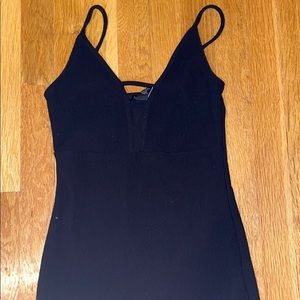 Black cotton dress